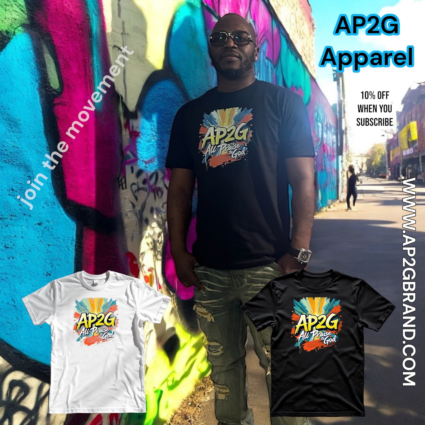 AP2G “Burst of Praise Tee”