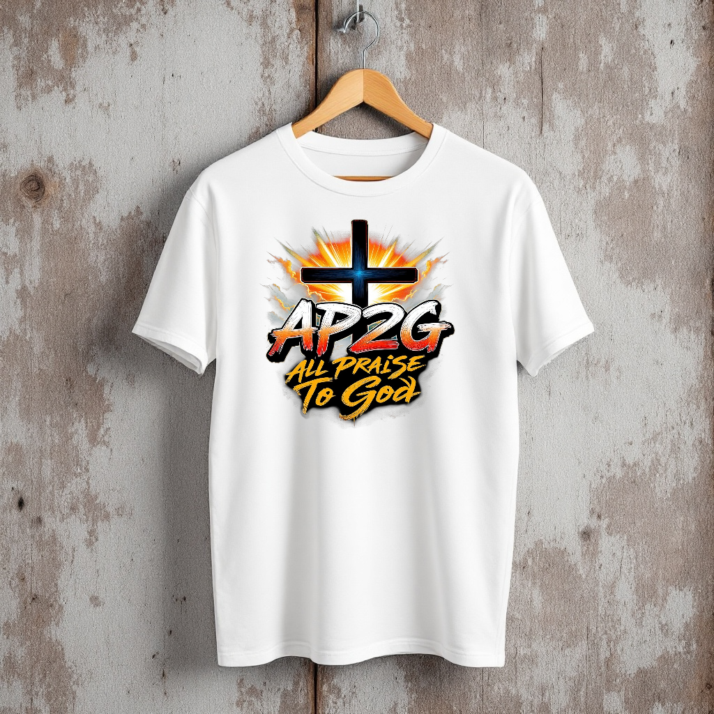 AP2G “All Praise To God” Cross Tee
