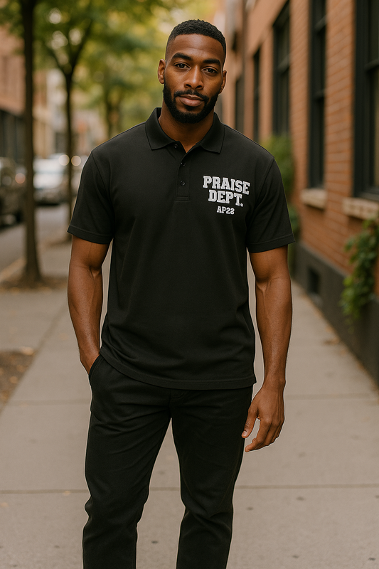 PRAISE DEPT.  Polo style shirt