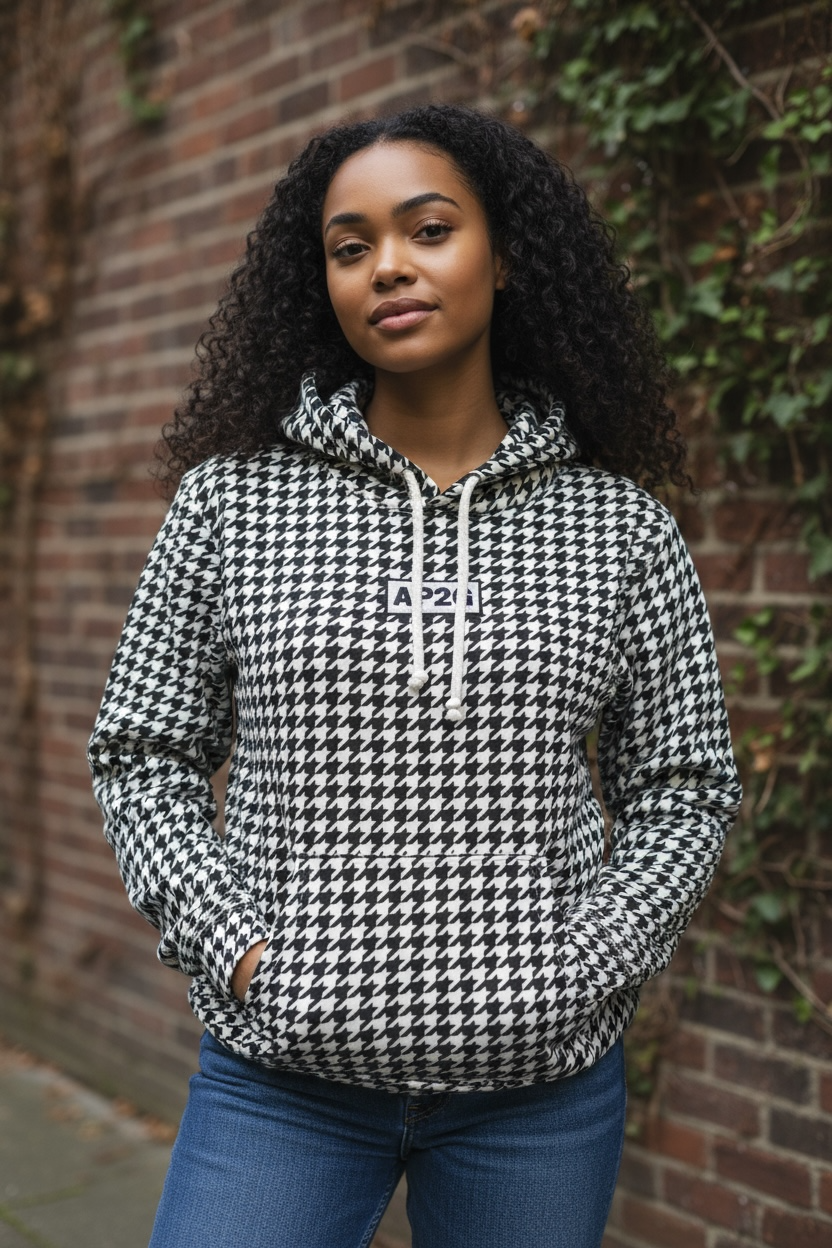 AP2G Signature Houndstooth Hoodie