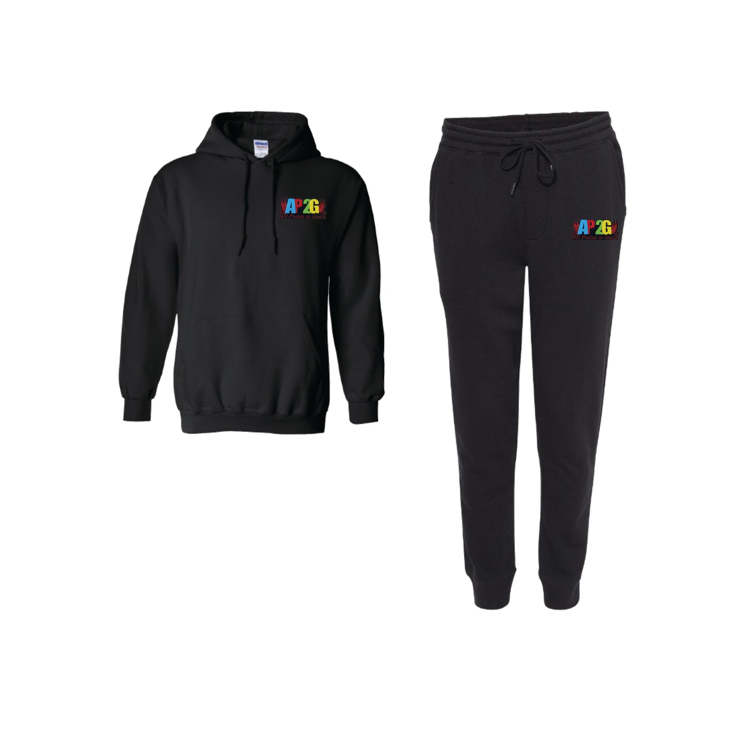Chenille patch jogging set