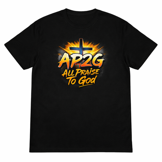 AP2G “All Praise To God” Cross Tee