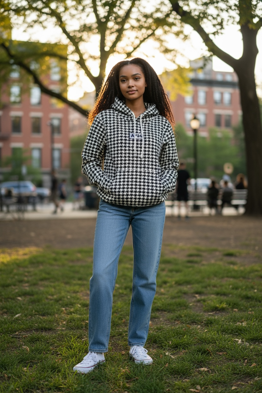 AP2G Signature Houndstooth Hoodie