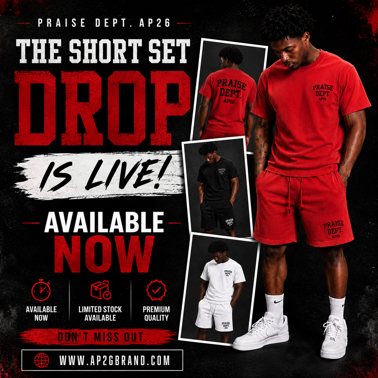 Praise Dept. short set
