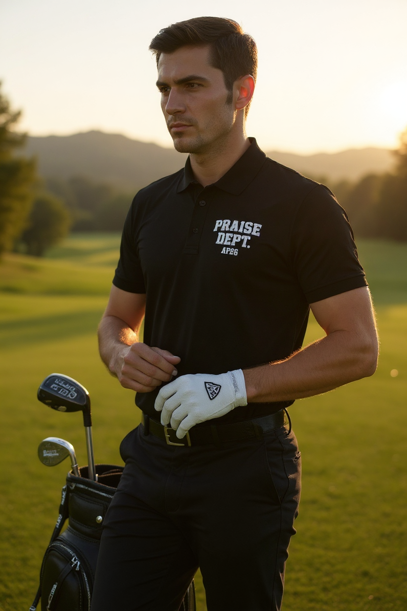 PRAISE DEPT.  Polo style shirt