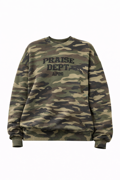 Ladies Praise Dept. Oversized Crewneck Sweater