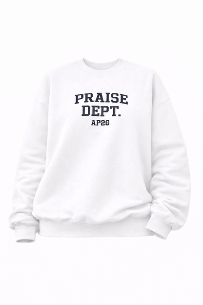 Ladies Praise Dept. Oversized Crewneck Sweater