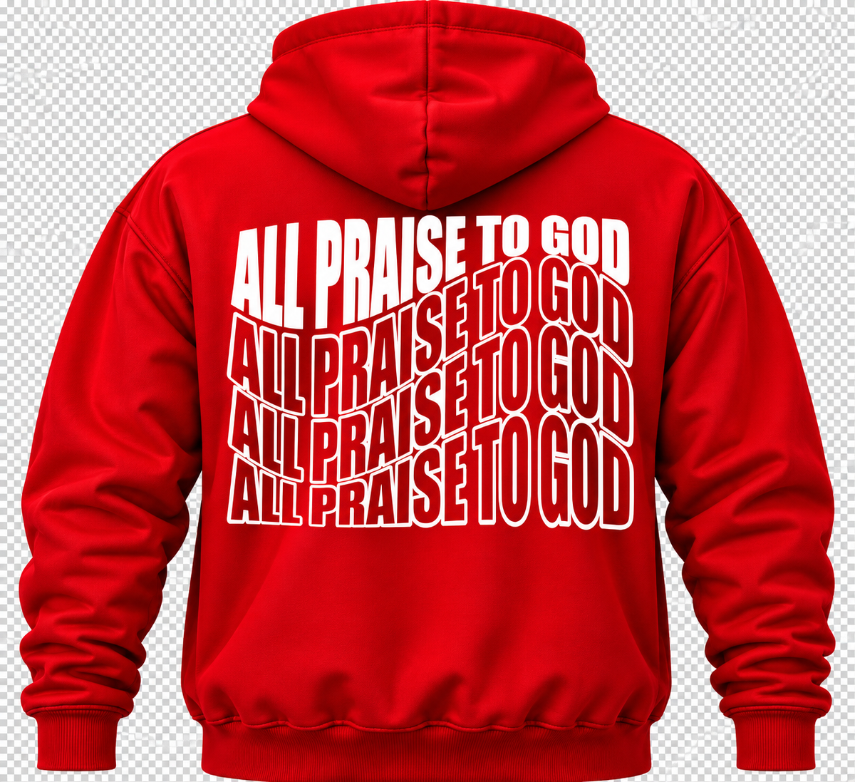 AP2G Wavy All Praise To God Hoodies