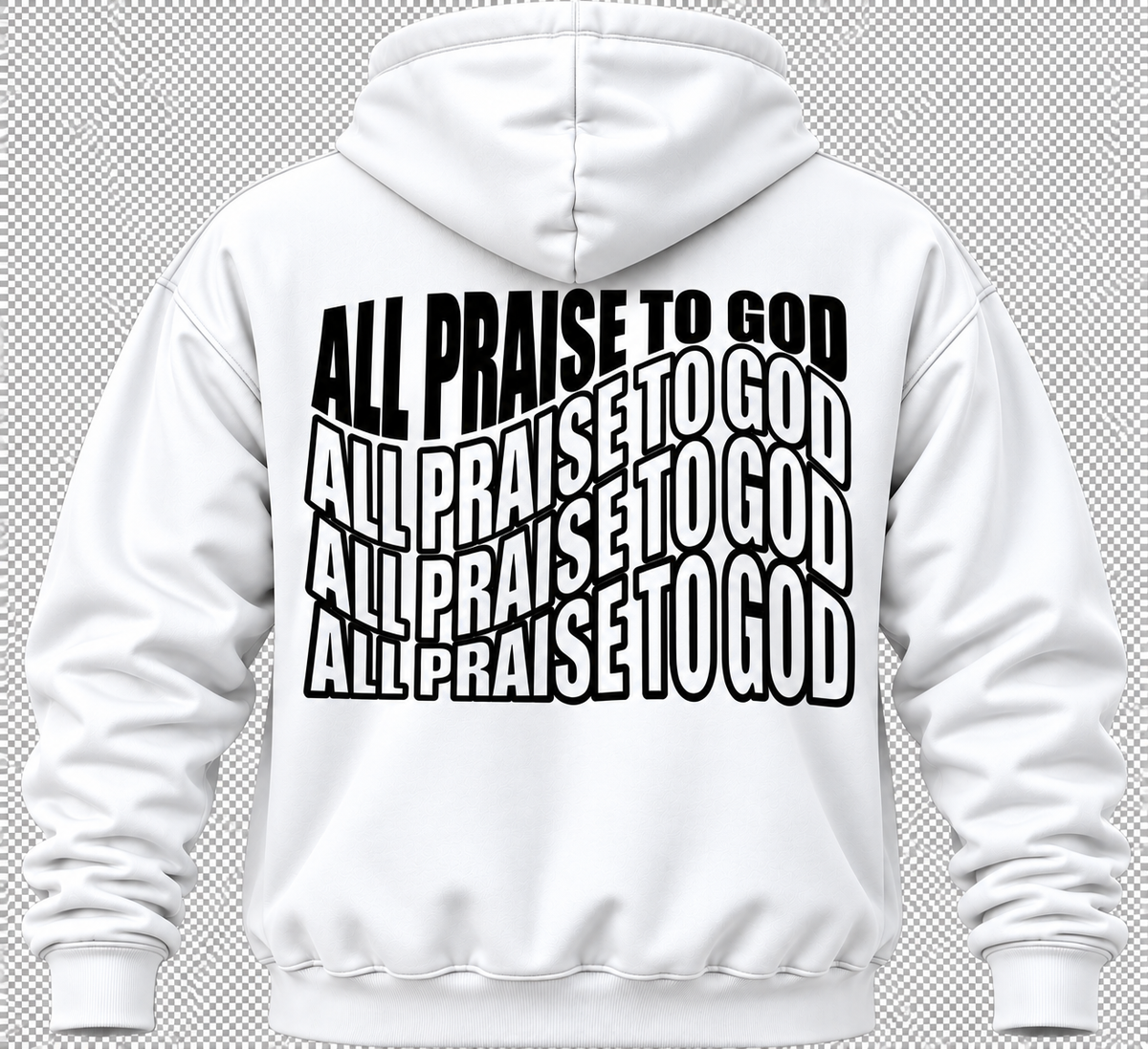 AP2G Wavy All Praise To God Hoodies