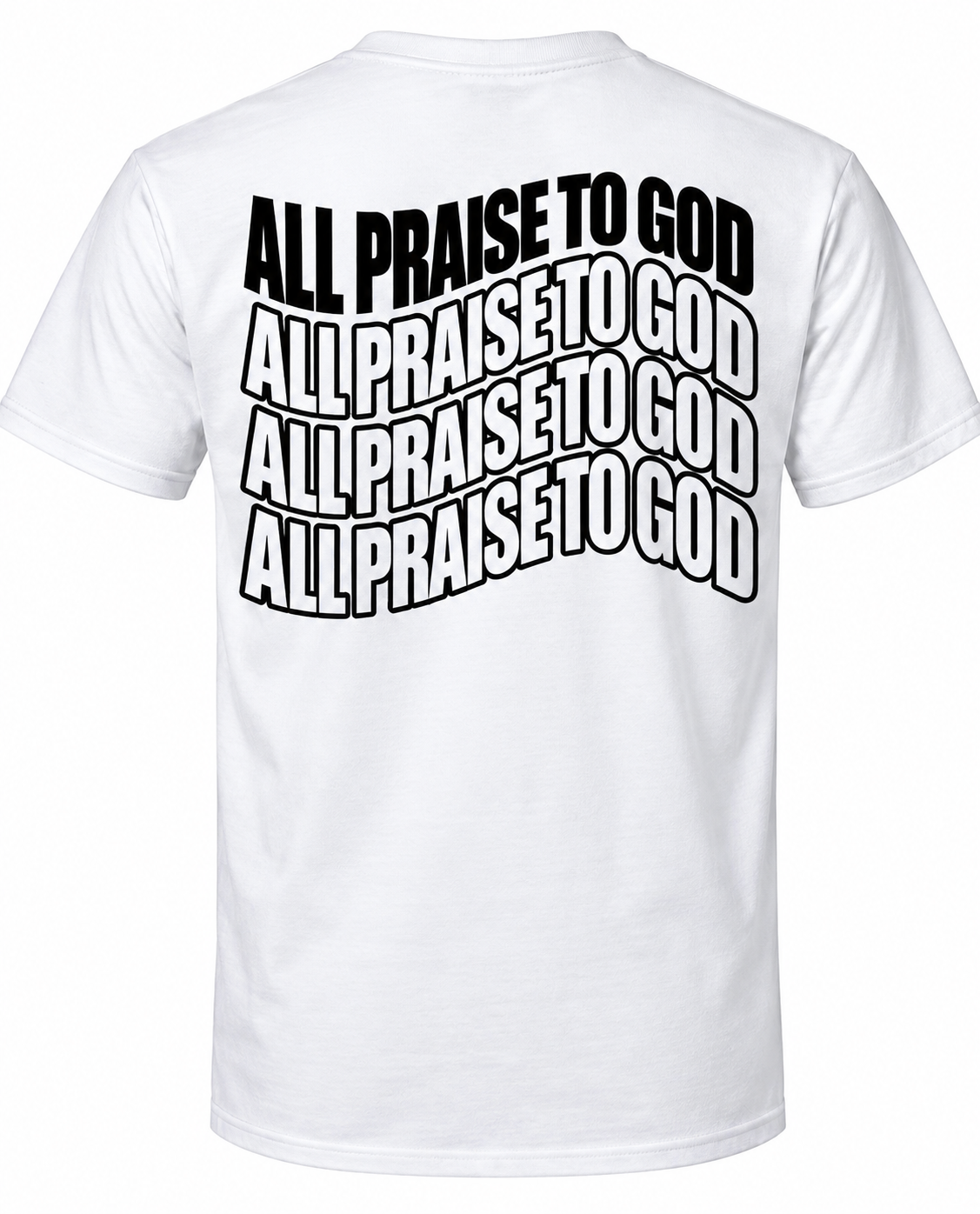 AP2G Wavy All Praise To God T-Shirts