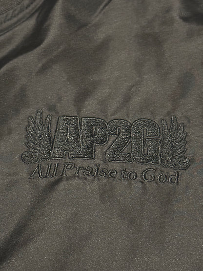 AP2G Praise Wing Bumper Jacket – Blackout Edition