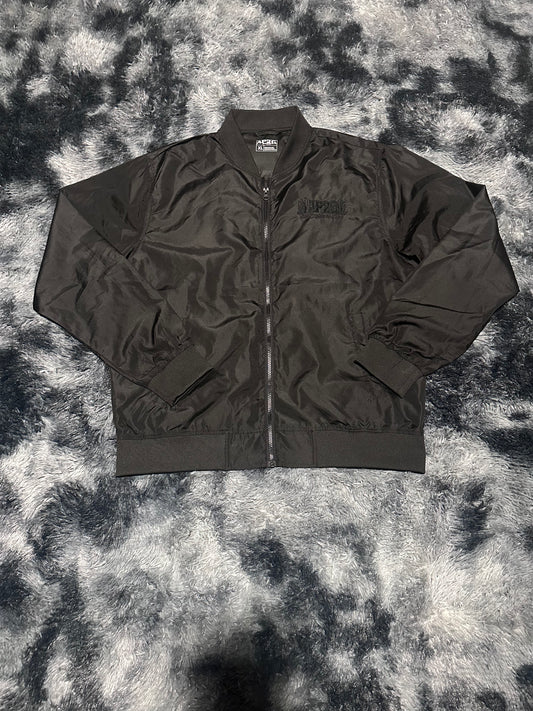 AP2G Praise Wing Bumper Jacket – Blackout Edition